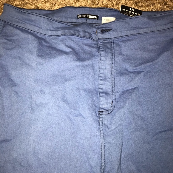 NWT super high waist denim skinnies 1x - Picture 6 of 7